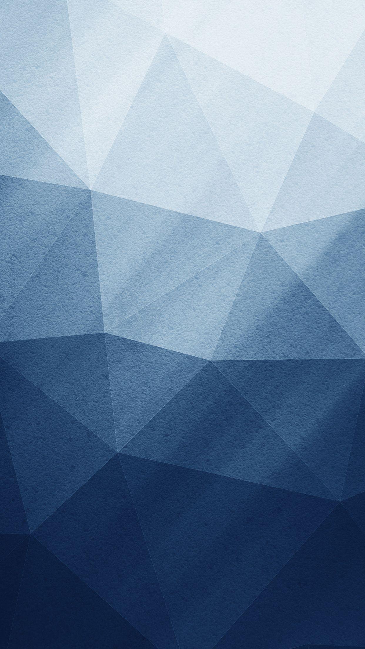 1242x2208 iPhone X wallpaper. polygon blue texture