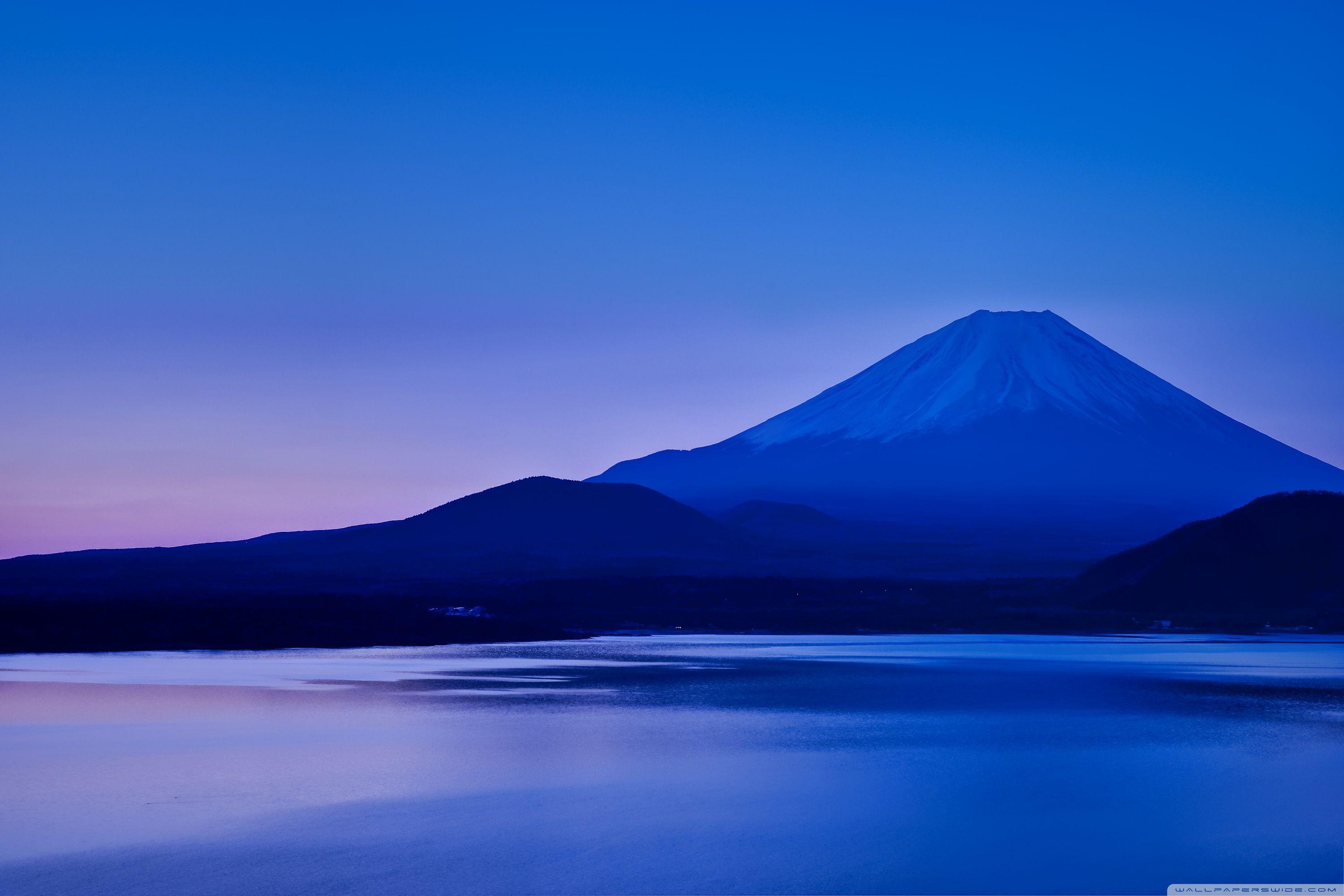 3000x2000 Lake Motosu and Mount Fuji ❤ 4K HD Desktop Wallpaper for 4K Ultra