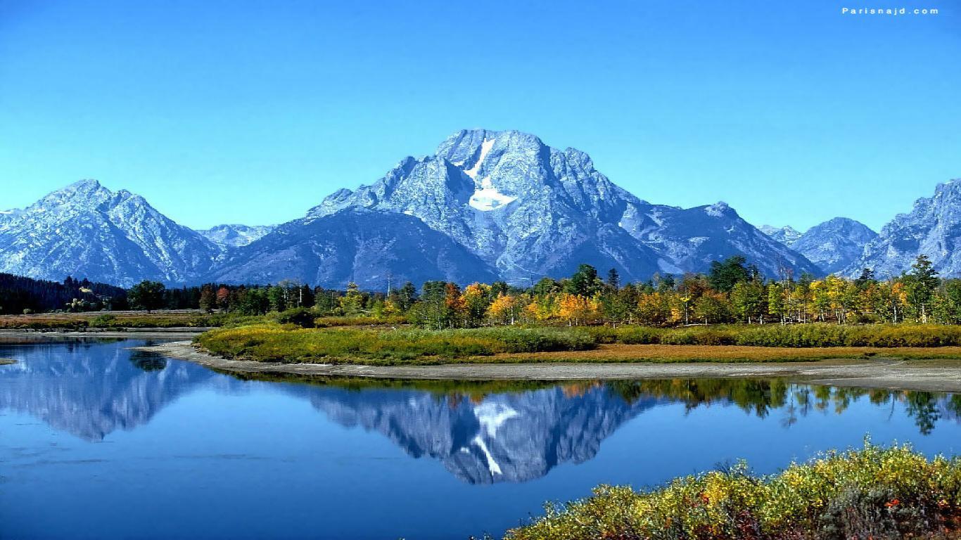 1366x768 Snow Mountain Wallpaper