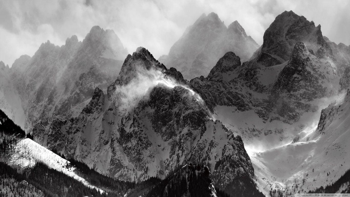 1366x768 Misty Mountains Ultra HD Desktop Background Wallpaper for 4K UHD
