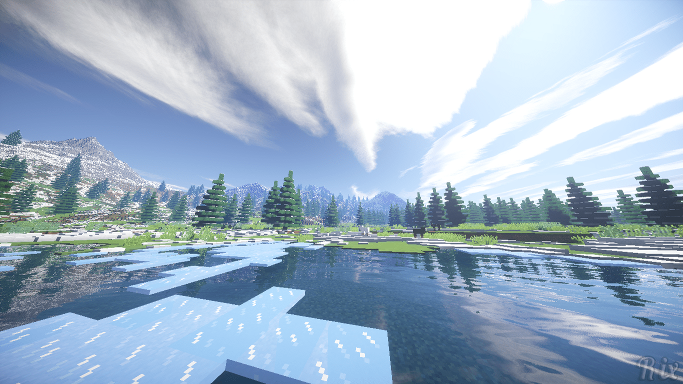1366x768 Frozen Mountain Wallpaper and Background Imagex768