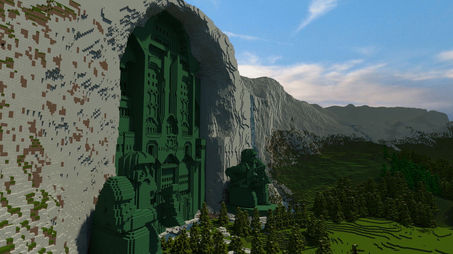 1920x1080 Uncertain) Erebor: The Lonely Mountain Minecraft Map. Mountain