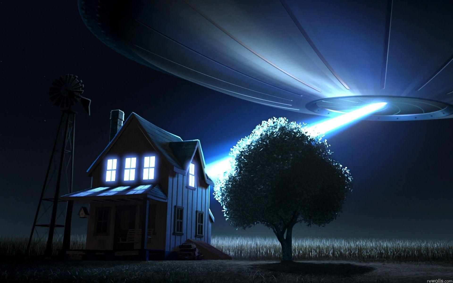 1920x1200 UFO 3D Animated Moving Background. Moving UFO Wallpaper, UFO Wallpaper and UFO Television Wallpaper