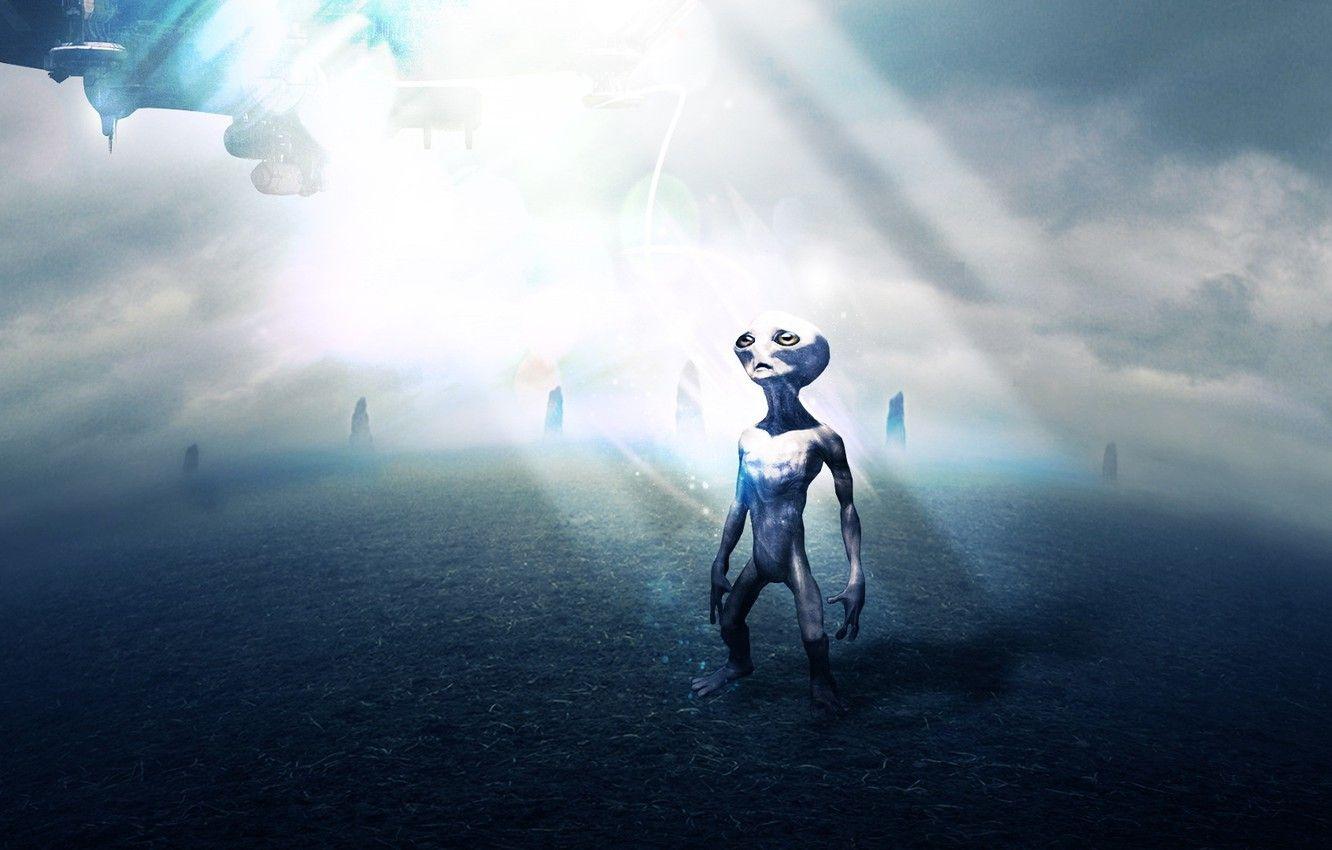 1332x850 Wallpaper ship, alien, alien, UFO image for desktop, section