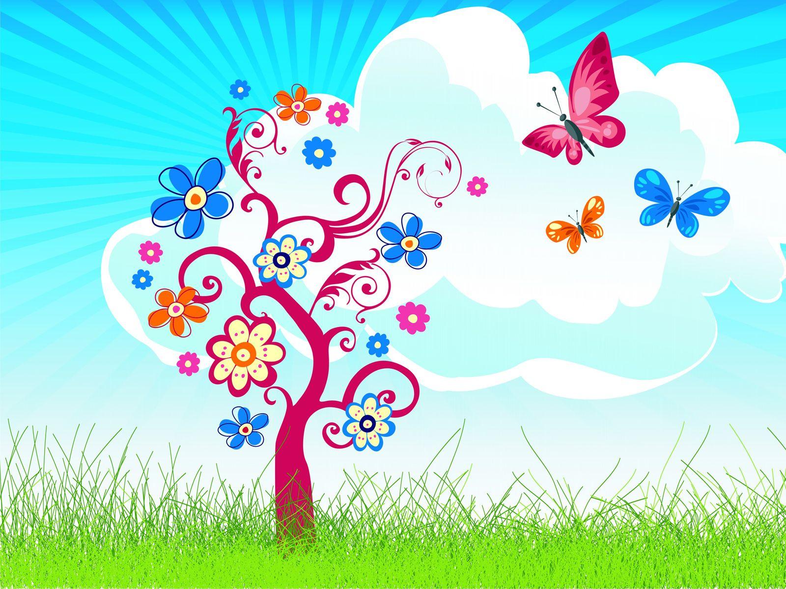 1600x1200 Free Animated Butterflies Desktop Wallpaper