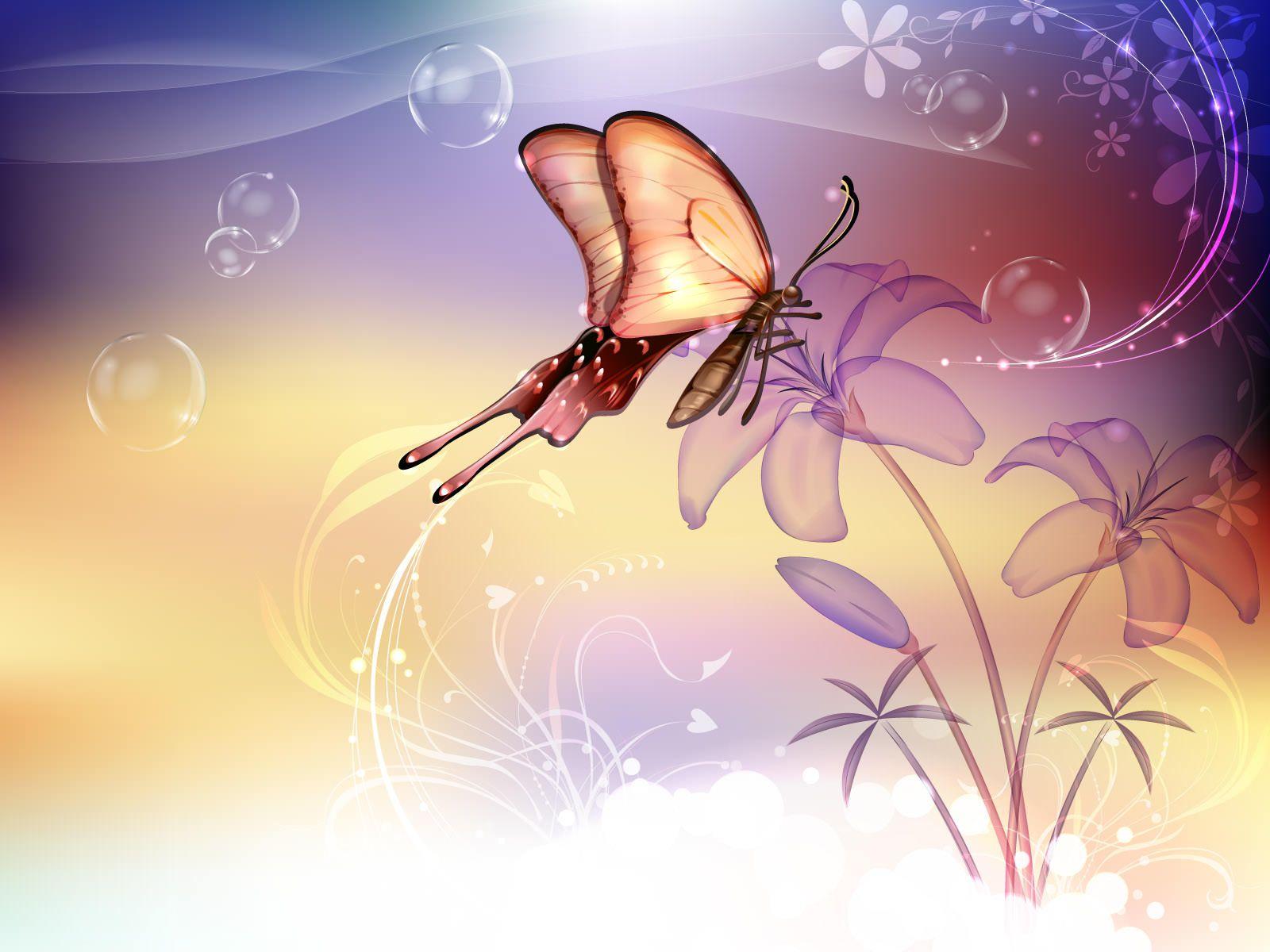 1600x1200 Butterfly Background That Move. Remove