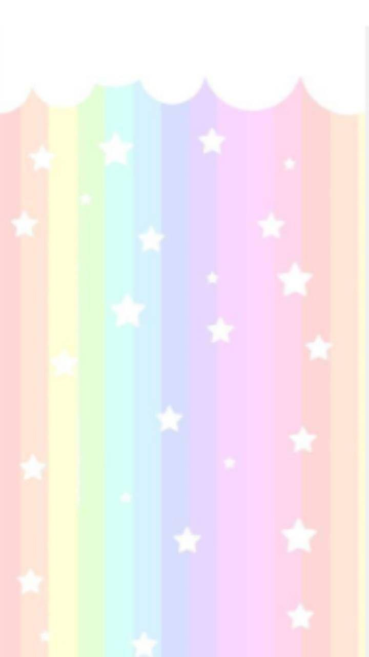 720x1280 Pastel rainbow wallpaper