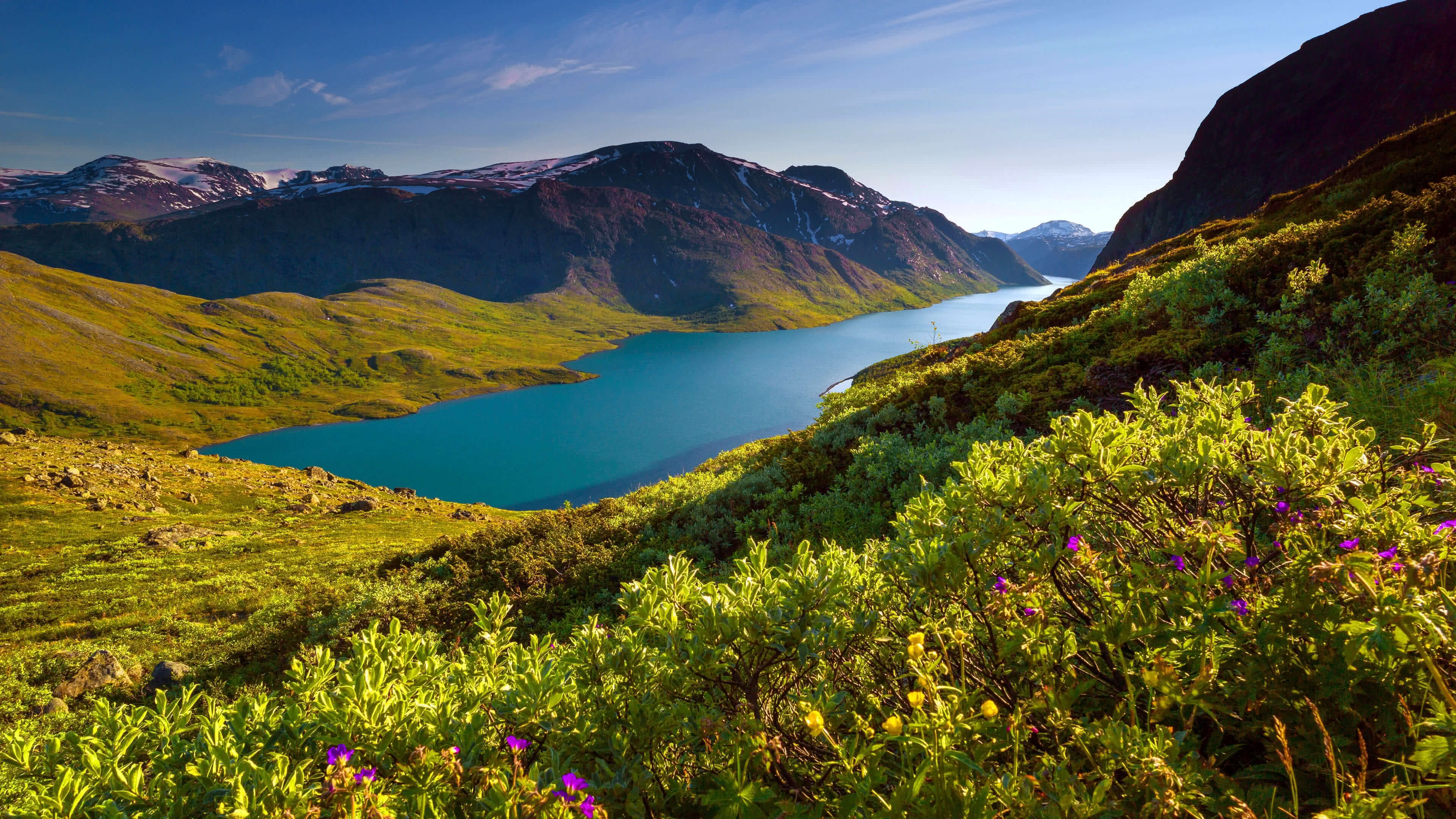 3840x2160 Jotunheimen National Park Mountain Range, Norway UHD 4K Wallpaper