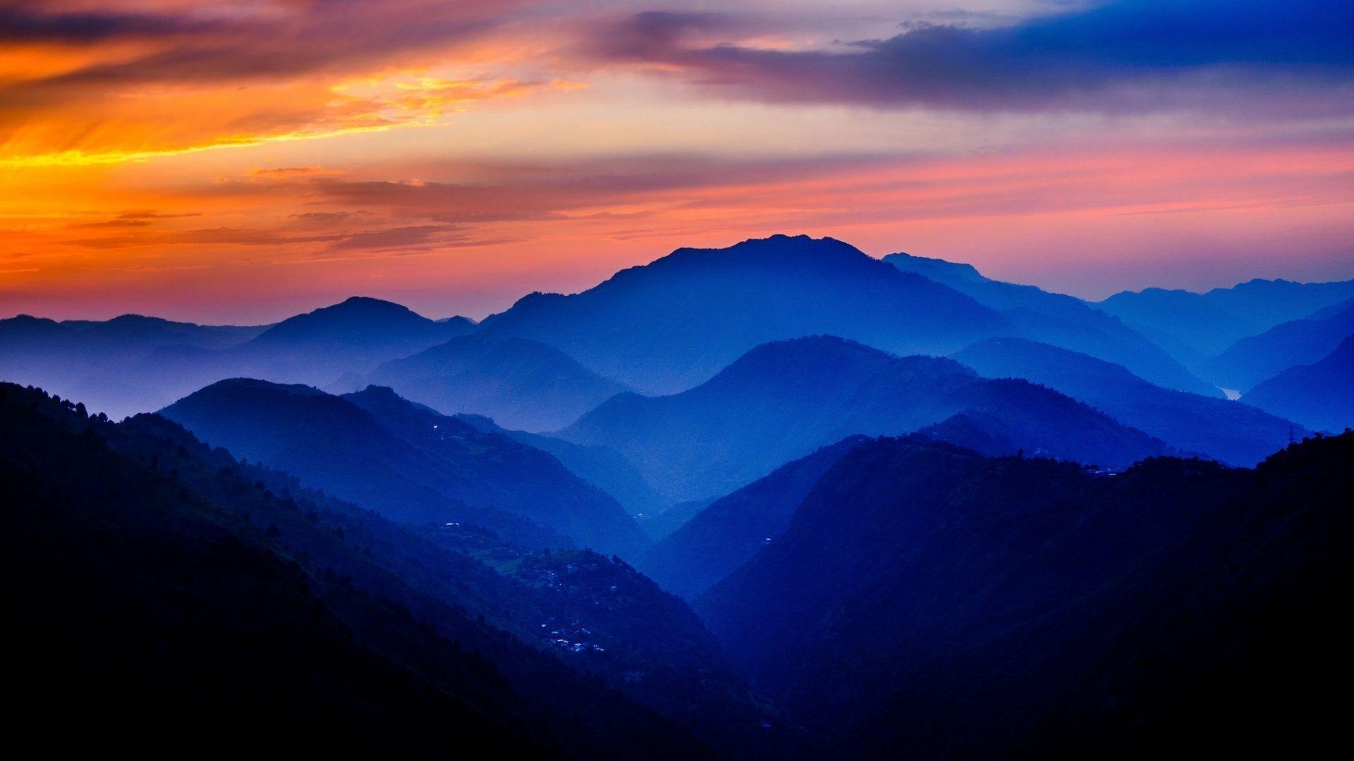 1920x1080 Hd Mountain Sunset Wallpaper (1920×1080). Sunset