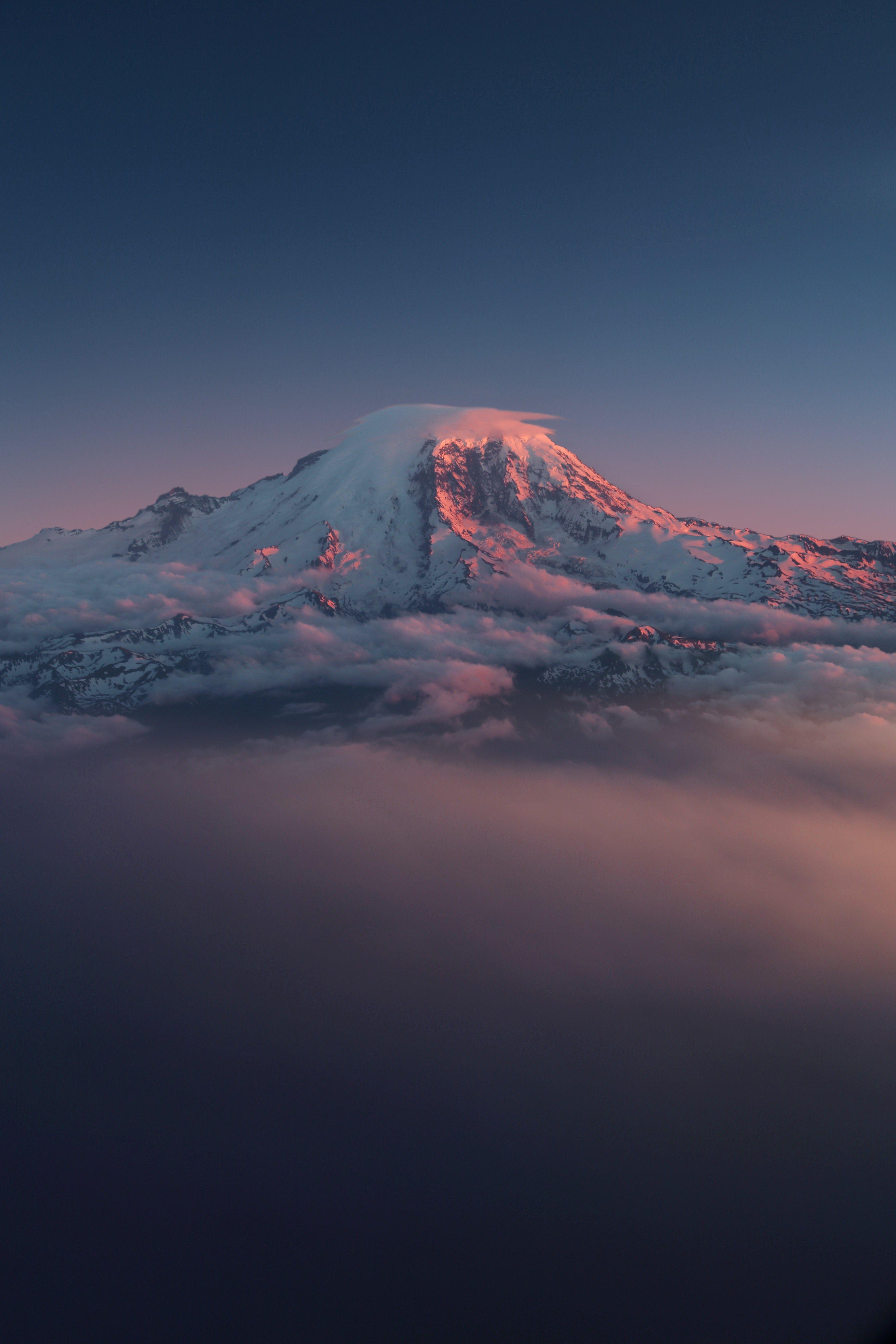 3648x5472 mountain sunset sunrise and pink HD wallpaper and background