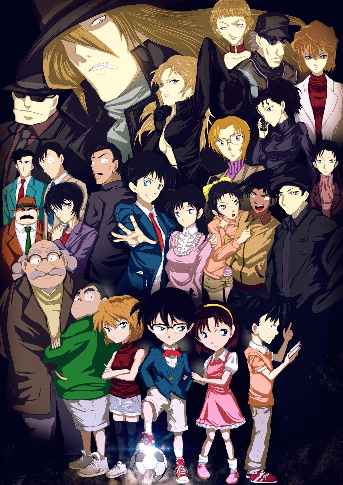 1200x1697 Kuro no Soshiki (Black Organization) Conan