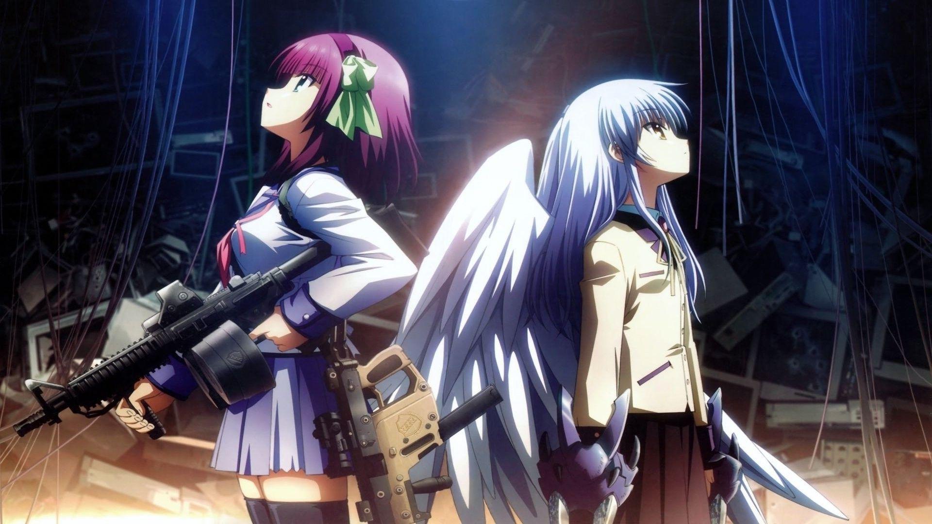 1920x1080 Angel Beats!, Anime, Tachibana Kanade, Nakamura Yuri Wallpaper HD