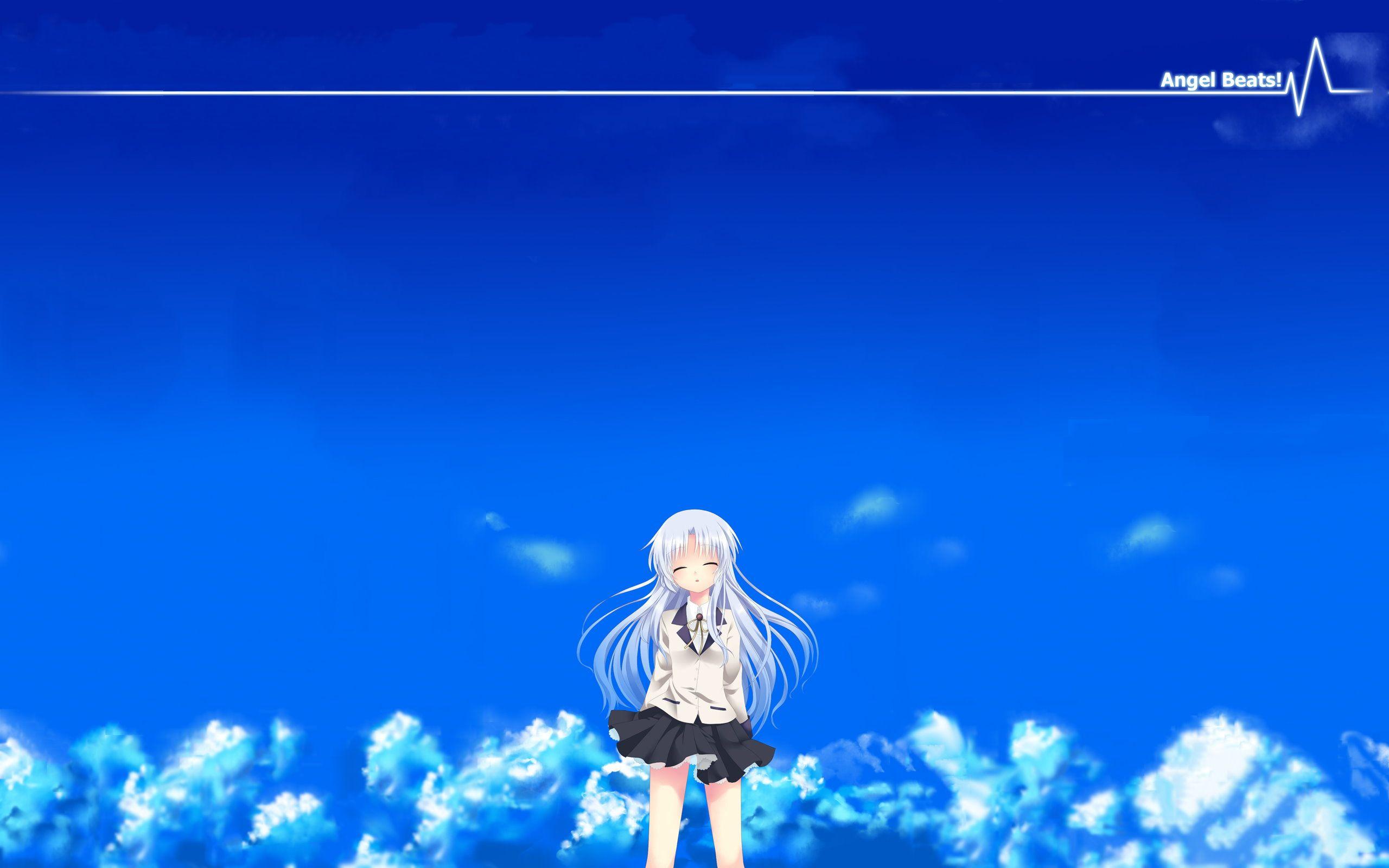 2560x1600 Download wallpaper from anime Angel Beats! with tags: Computer