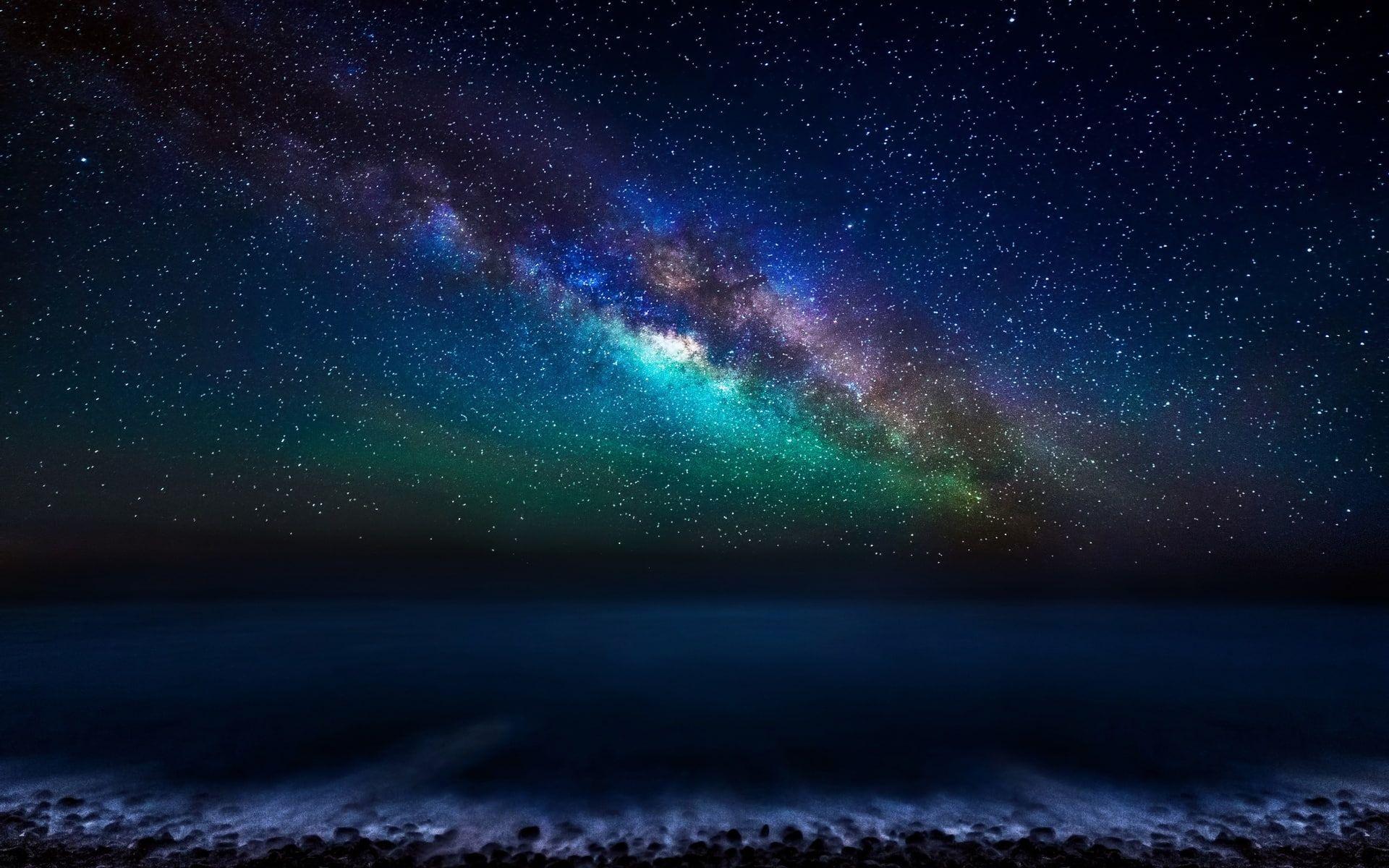 1920x1200 Milky Way Galaxy from the Canary Islands milky way canary islands