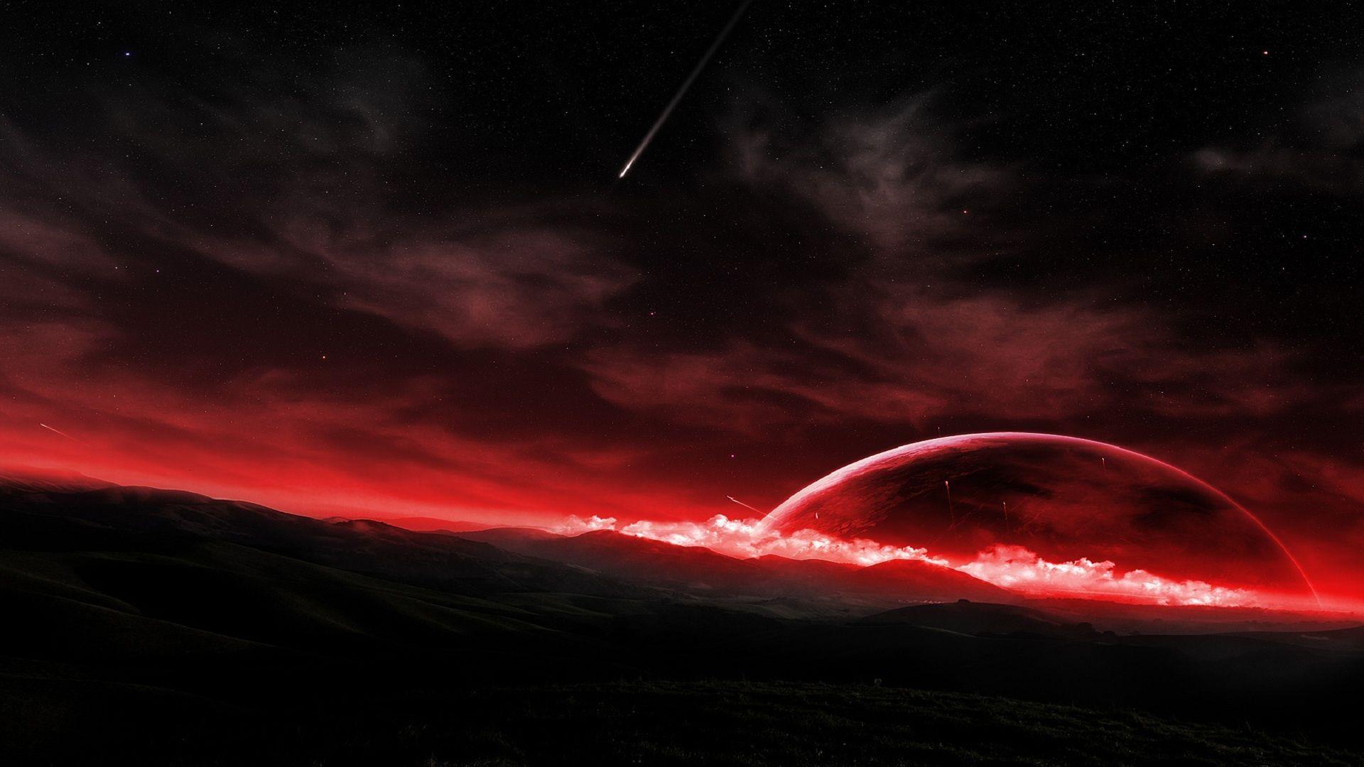 1920x1080 Download HD Red Wallpaper For Desktop And Mobile