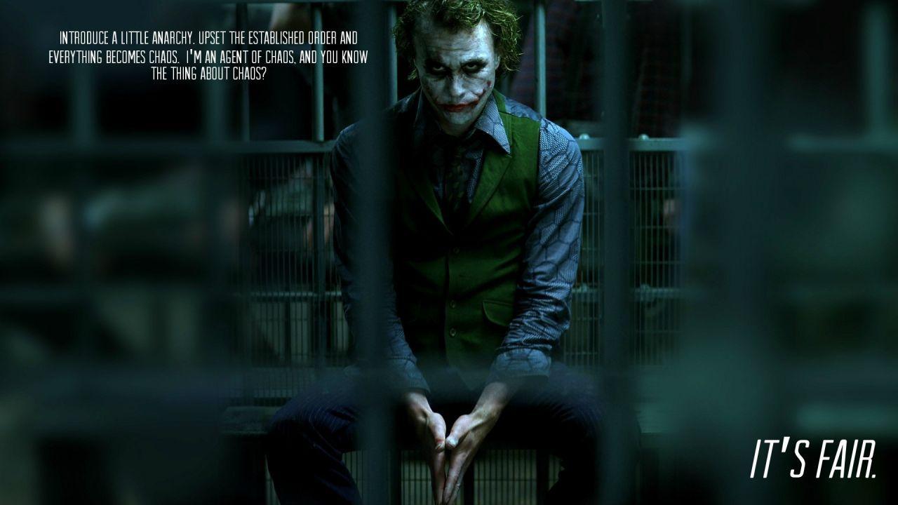 1280x720 Batman Dc Comics Heath Ledger Jail Quotes The Dark Knight
