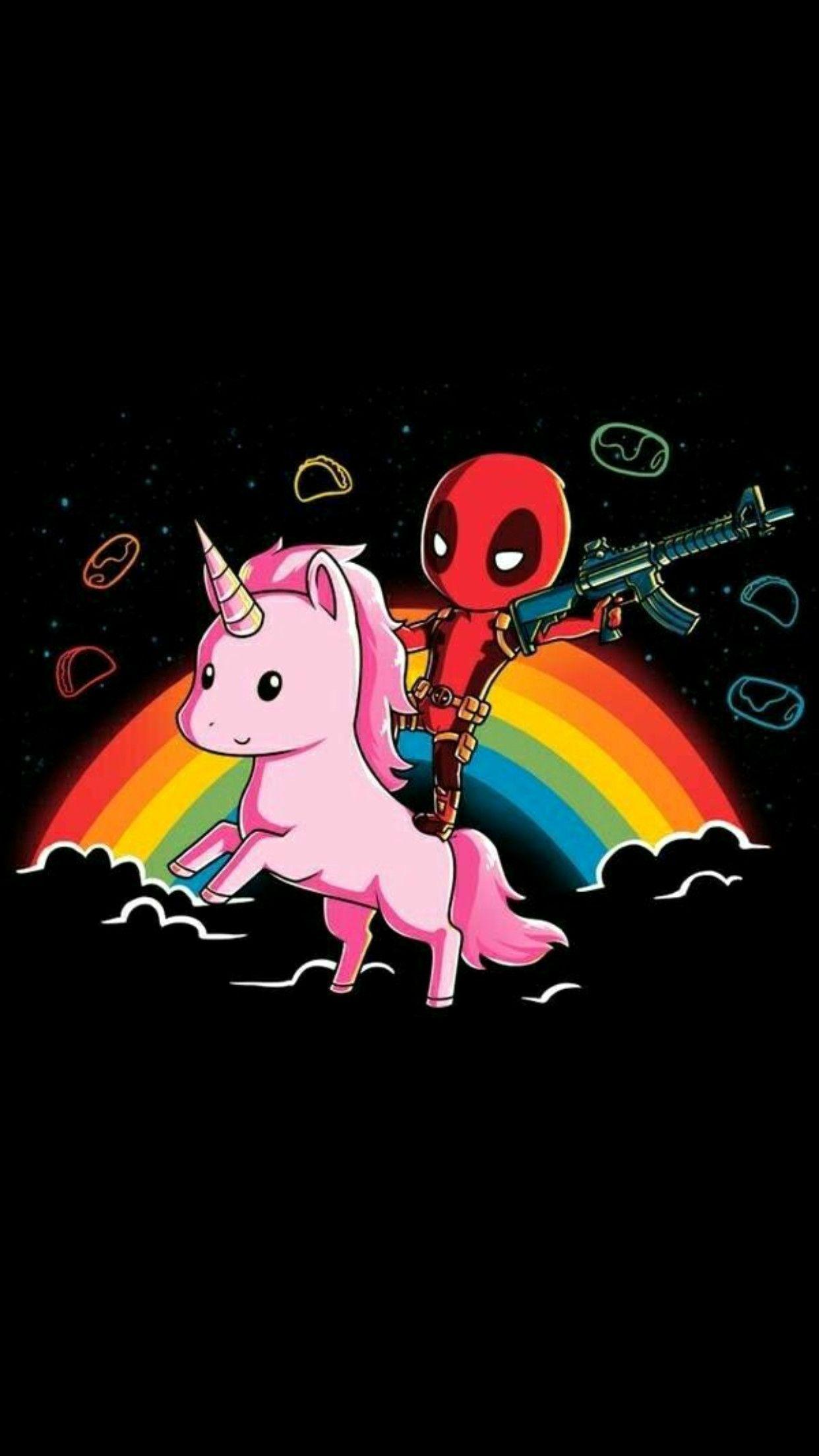 1242x2208 Download Fresh Deadpool Riding Unicorn iPhone Top Free Awesome