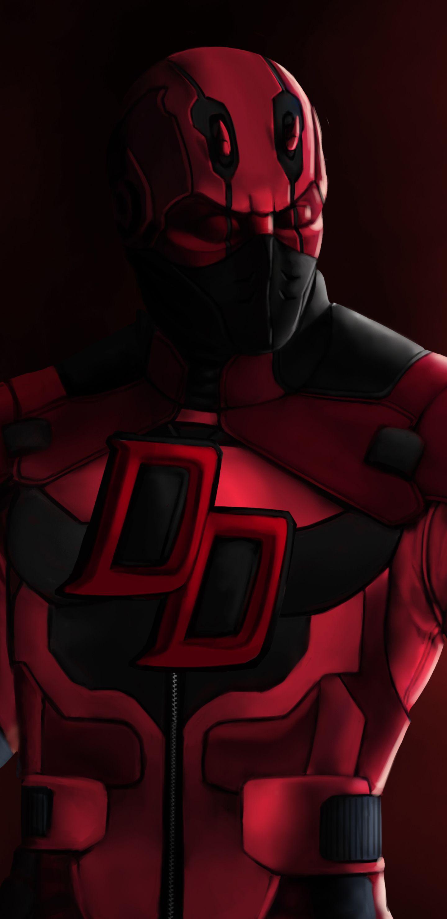 1440x2960 Deadpool Daredevil Marvel Comics 4K Samsung Galaxy Note