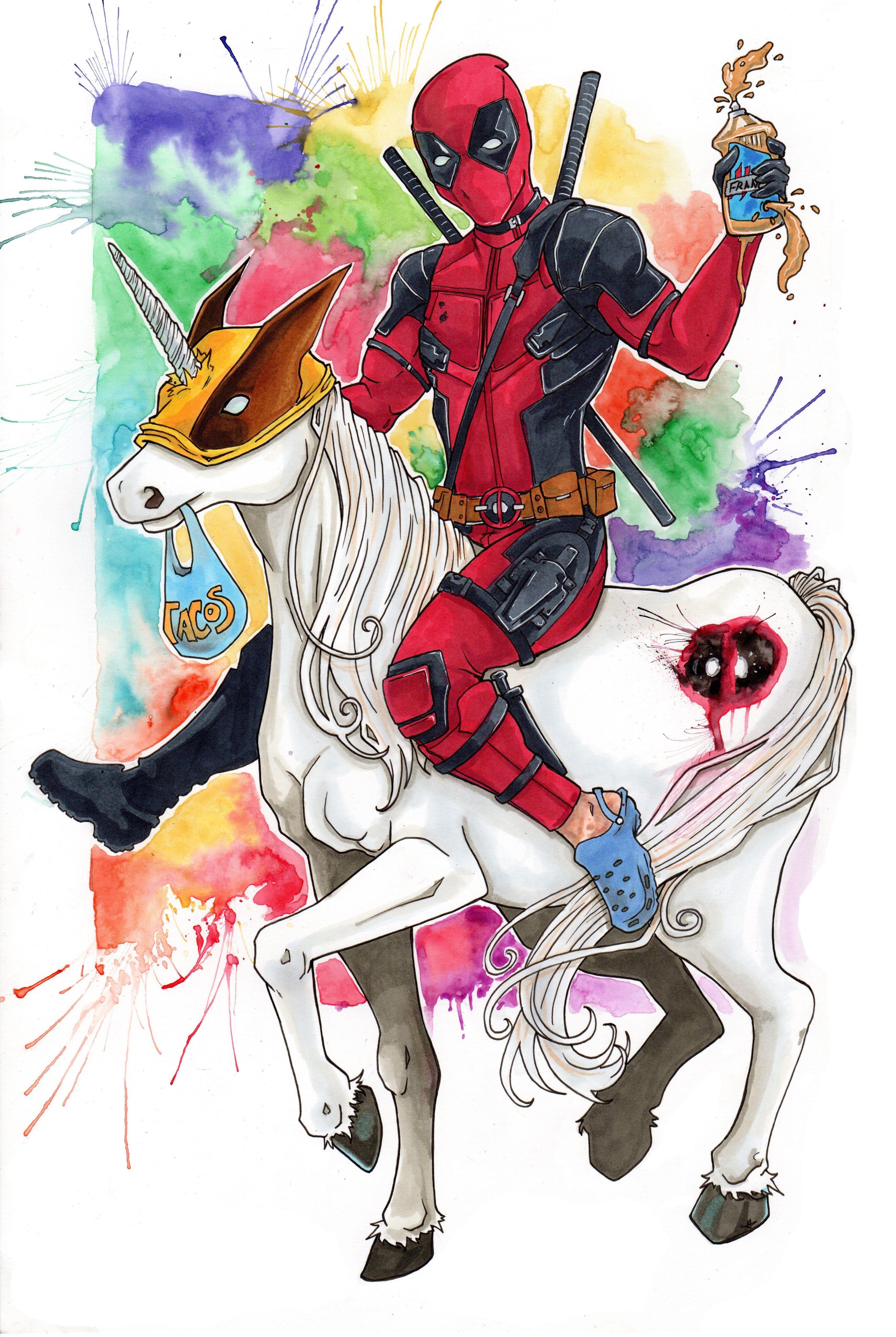 3416x5096 Thick Throbbing Fan Art. Deadpool comic, Deadpool