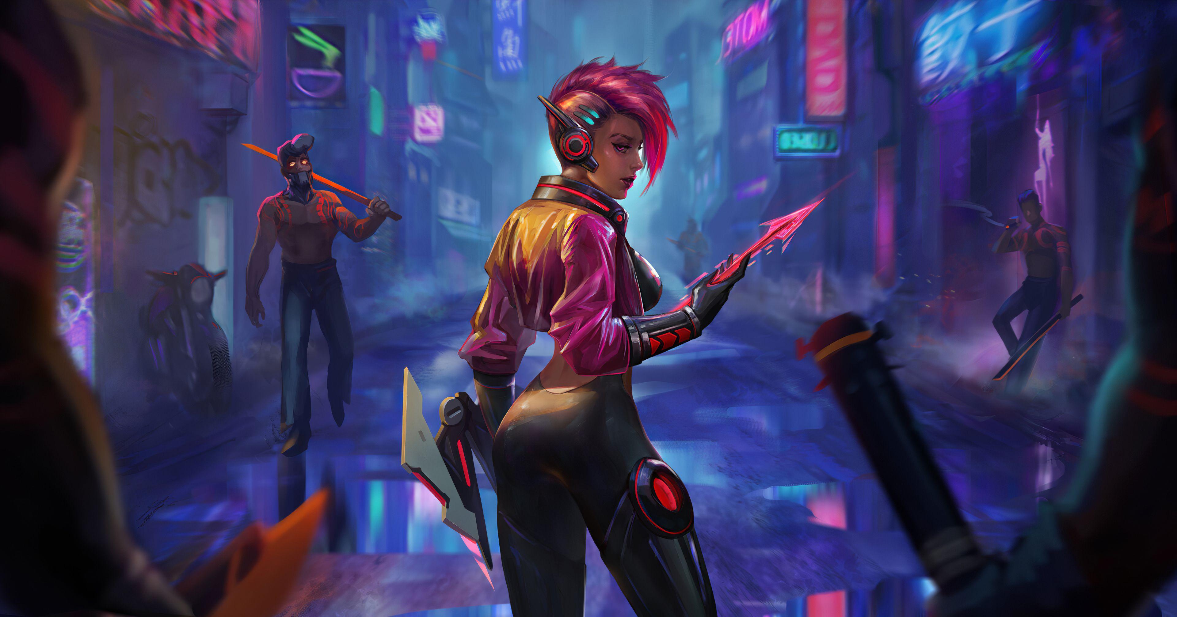3840x2014 Cyber Fighter Cyberpunk 2077 Wallpaper 4k Ultra HD