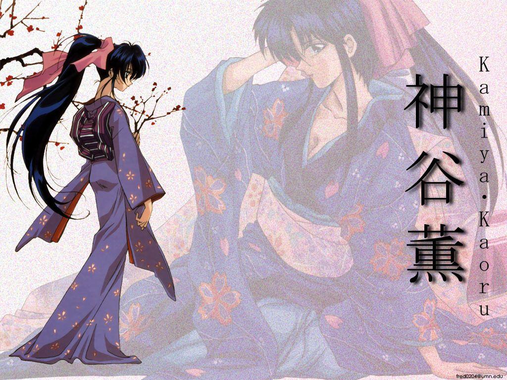 1024x768 rurouni kenshin. kaoru kamiya rurouni kenshin wallpaper kenshin