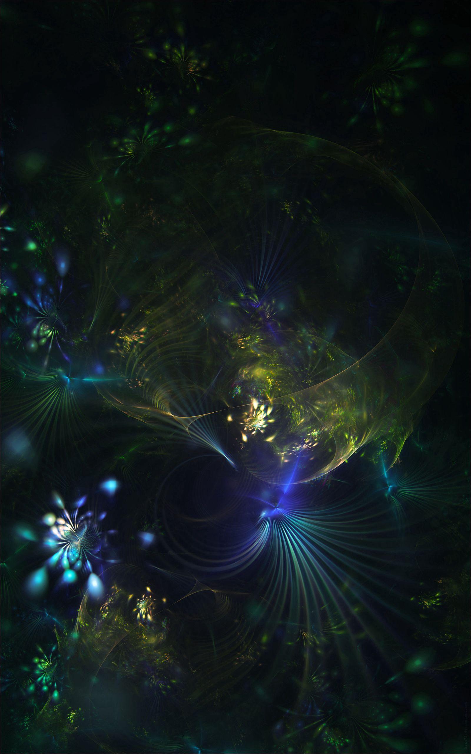 1600x2560 Download wallpaper 1600x2560 fractal, patterns, lines, shapes, dark, shine HD background