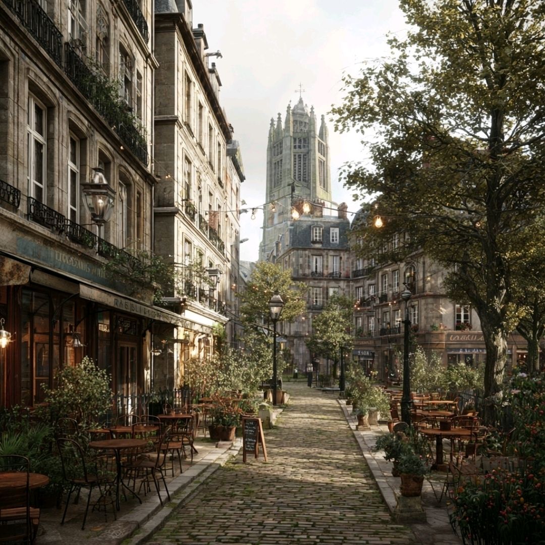 1080x1080 Timeless Streets of Nantes: France's Underrated Gem