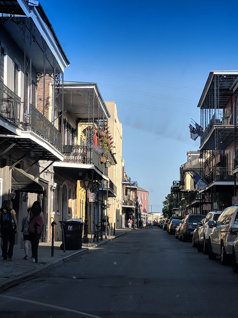 800x1067 New Orleans, french quarter, louisiana, street, vacation, HD phone wallpaper