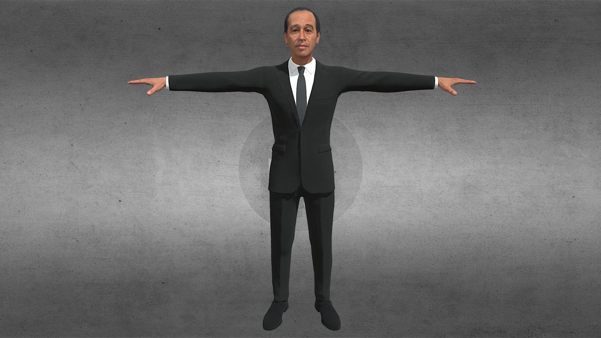 1920x1080 Joko Widodo Avatar Free 3D model