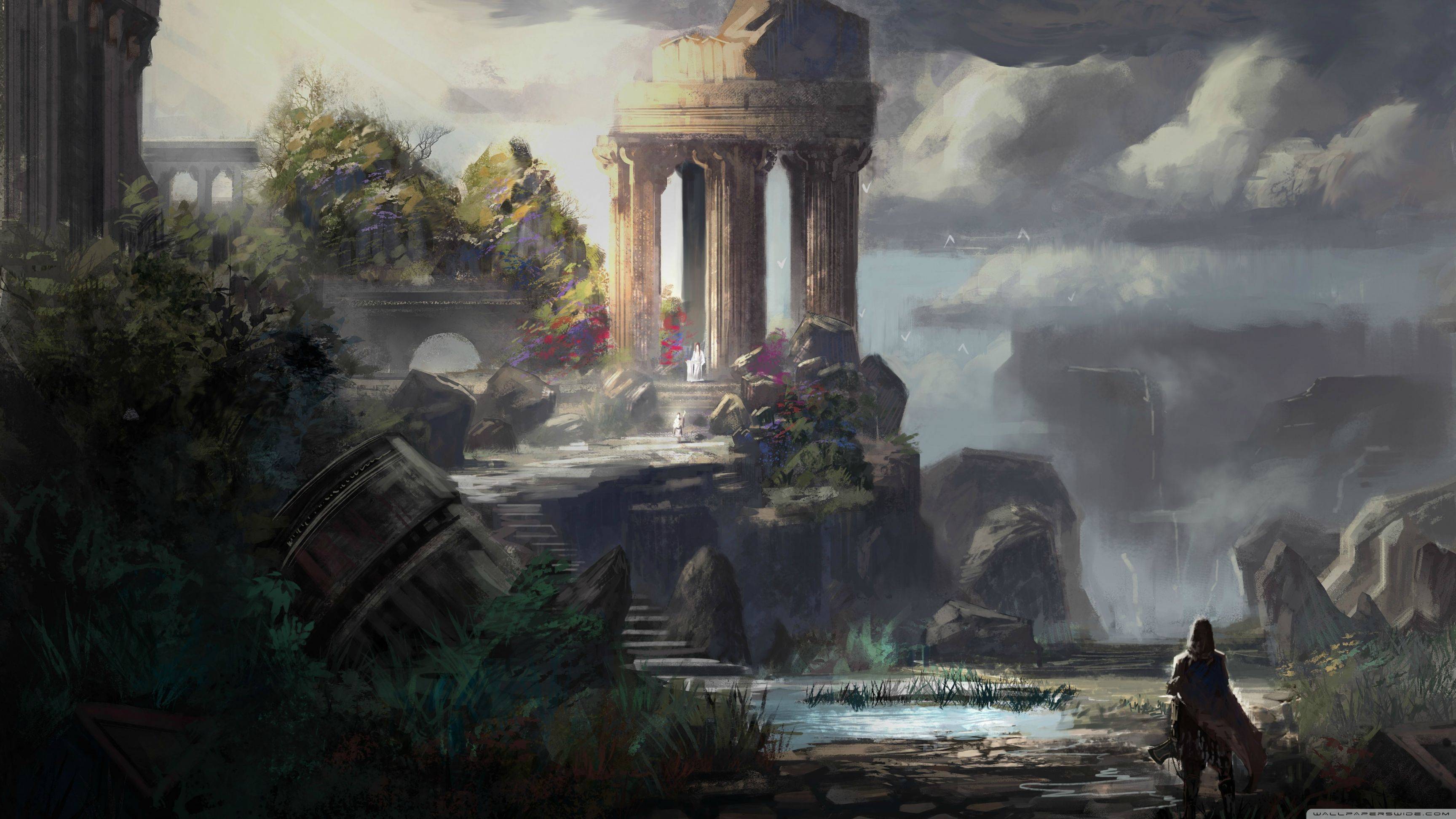 3456x1944 Ruin Wallpaper and Background: Free HD Download