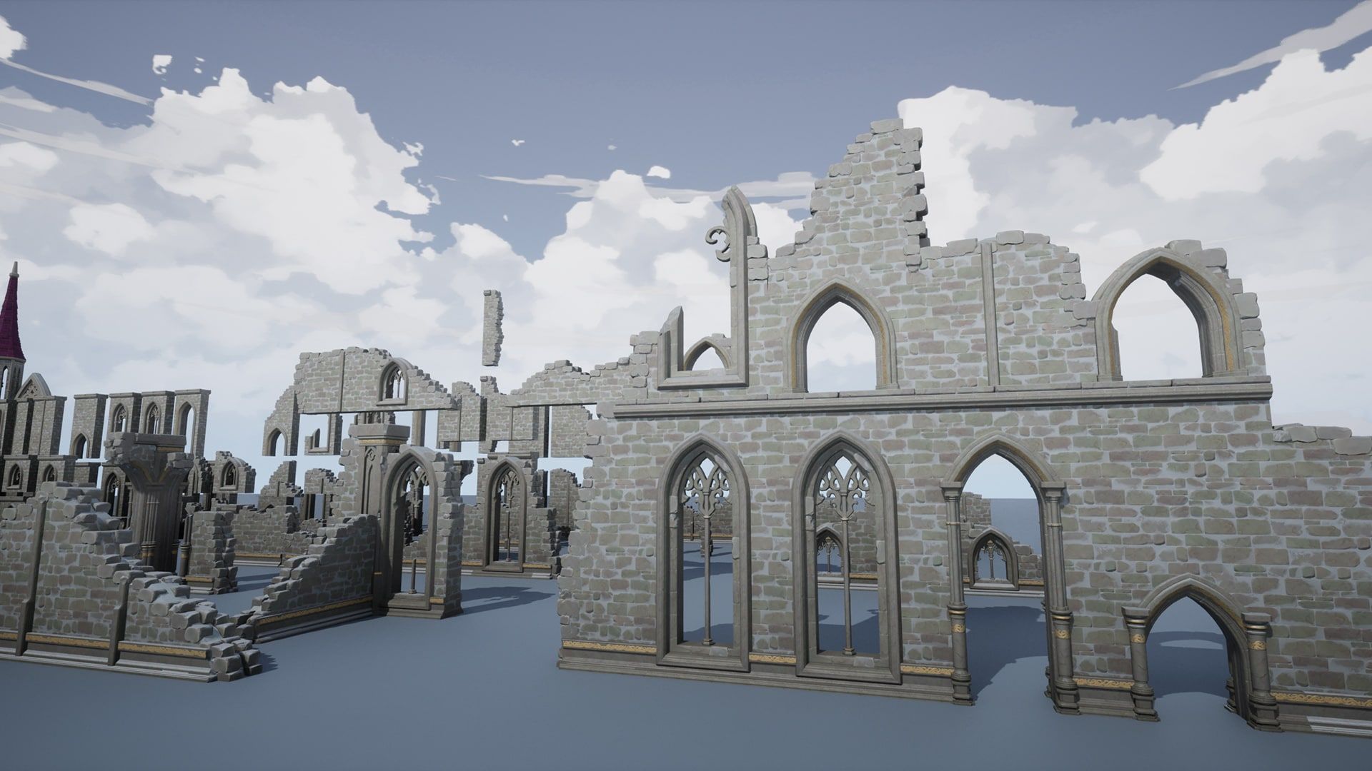 1920x1080 Fantasy Ruins Kit in Environments
