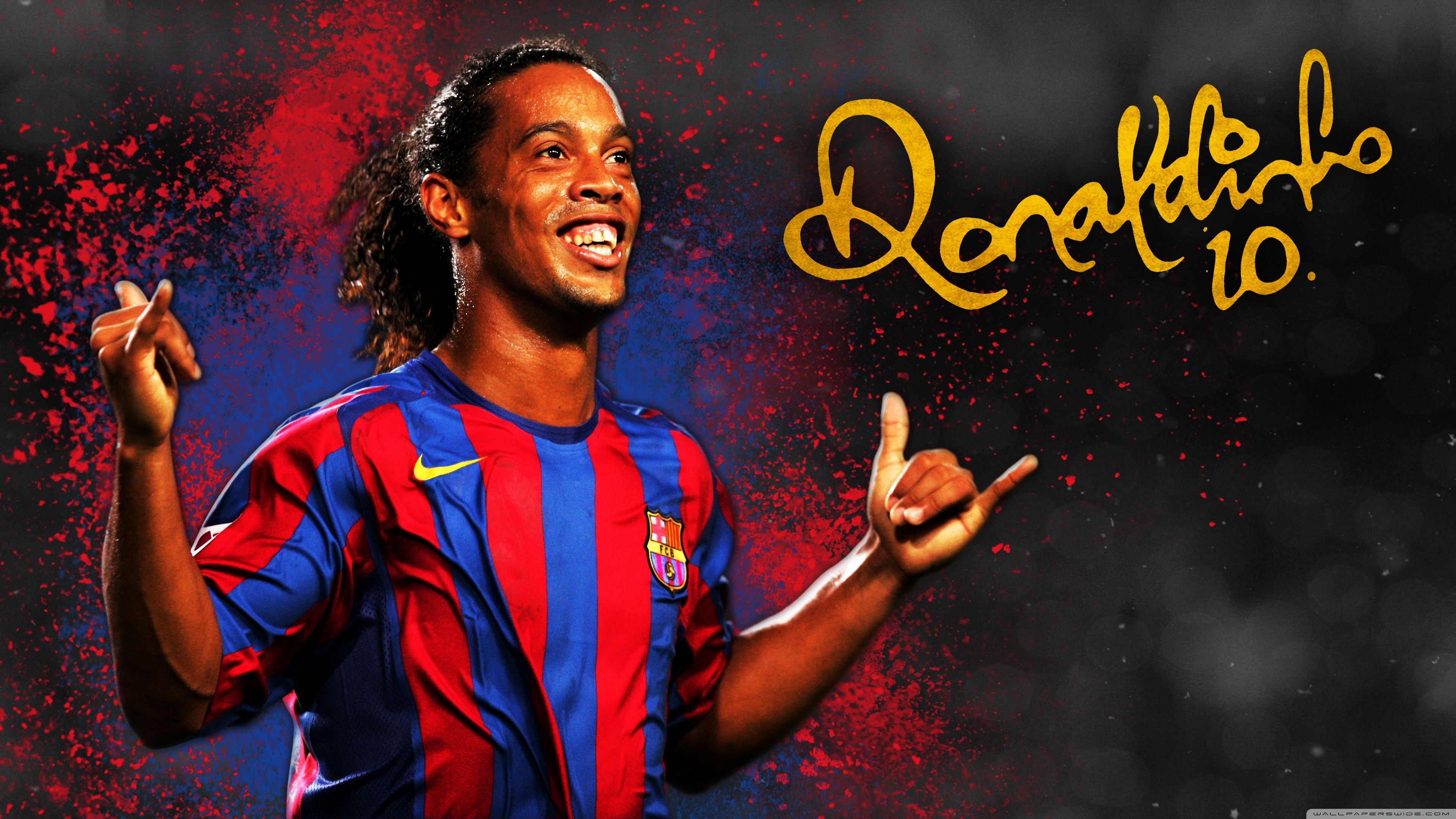 3840x2160 Ronaldinho Barcelona 4K UHD Wallpaper for UltraHD Desktop and TV : Smartphone and Tablet Devices
