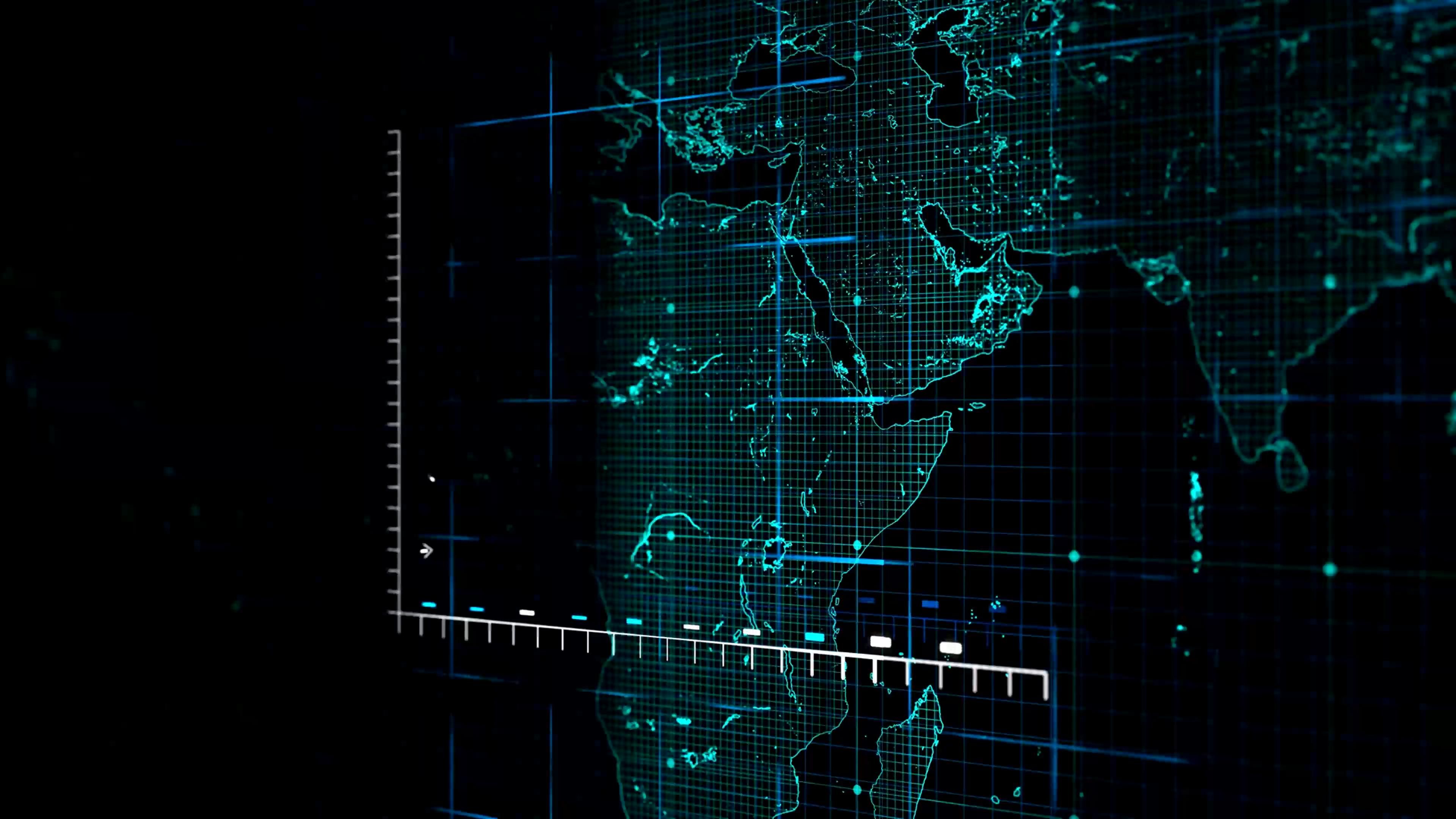 3840x2160 Stock Market Charts Live Wallpaper