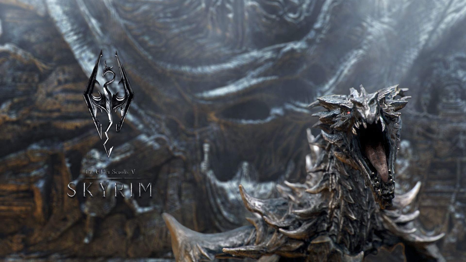1920x1080 The Elder Scrolls V: Skyrim wallpaper dragon's mouth The Elder Scrolls: Fan site