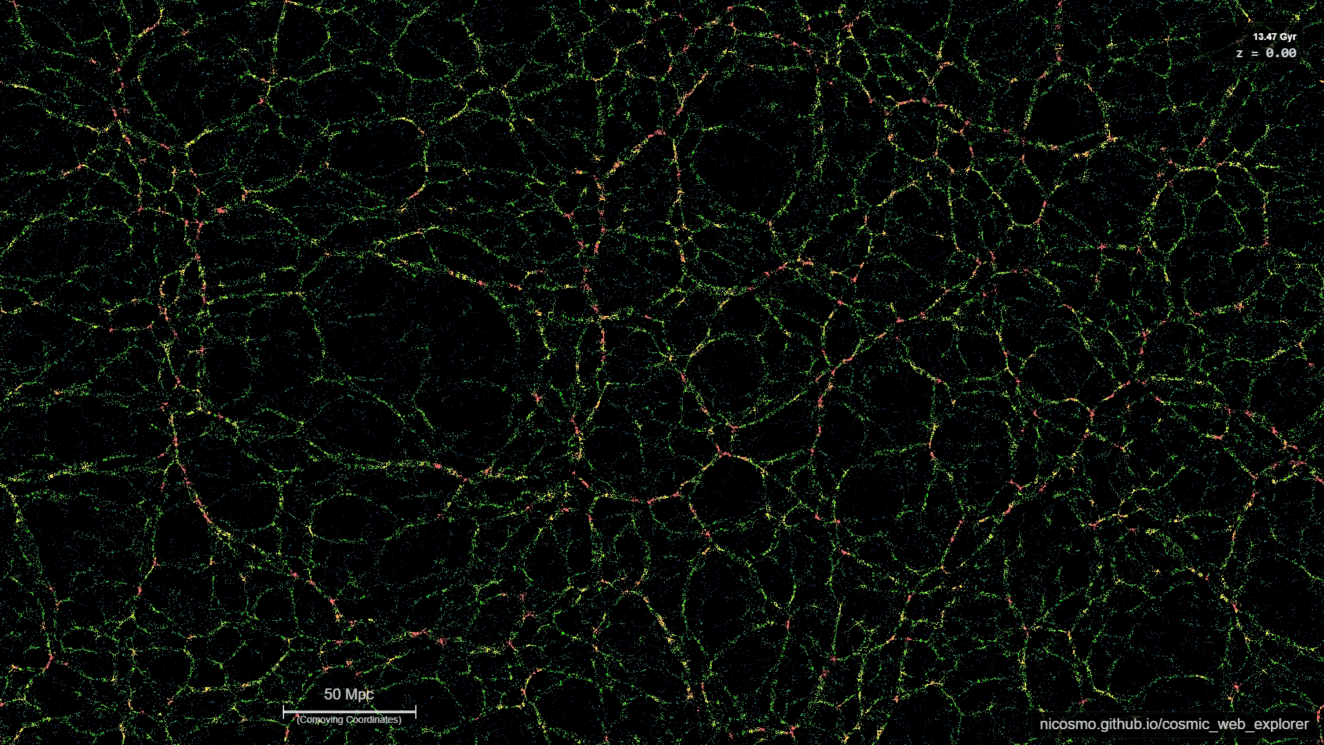 1920x1080 Exploring what DESI measures: an interactive cosmic web in your browser