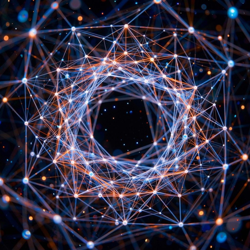1024x1024 Free Cosmic Web Portal Image, Portal, Iridescent