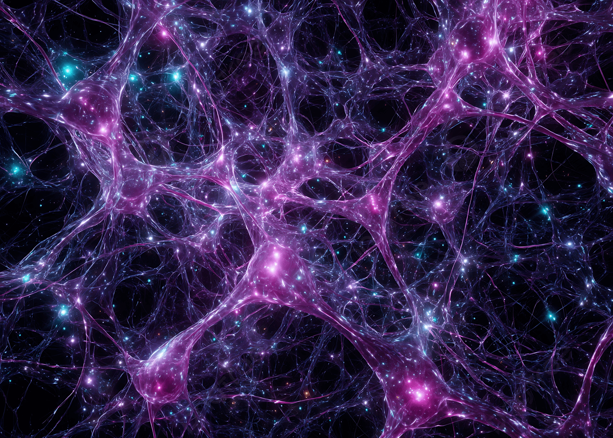 1200x857 Neural Or Cosmic Web With Glowing Teal And Purple Filaments Abstract Network Art Futuristic Digital Aesthetics, Teal, Purple, Network Background Image And Wallpaper for Free Download