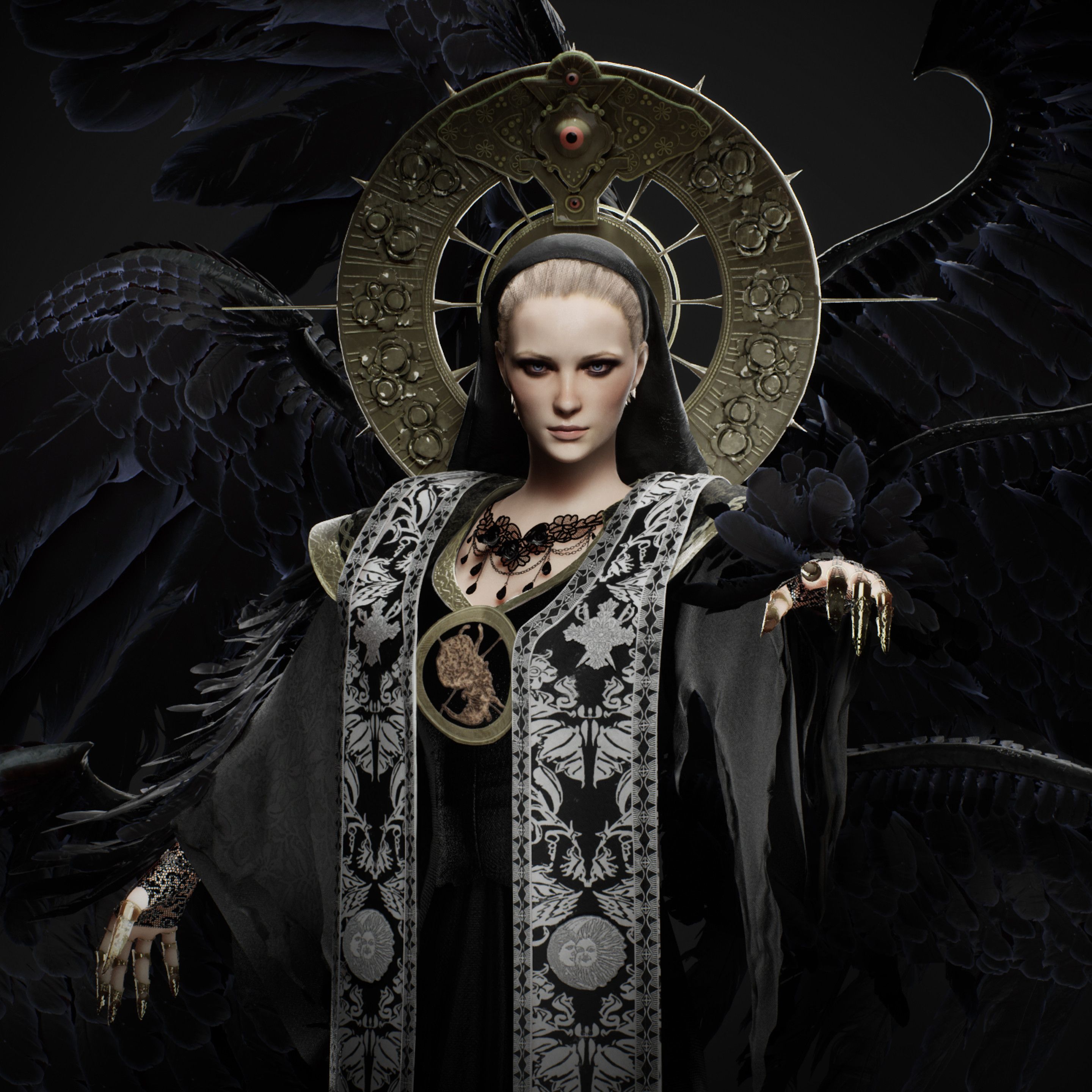 2880x2880 Mother Miranda (Fan Art) Evil Village