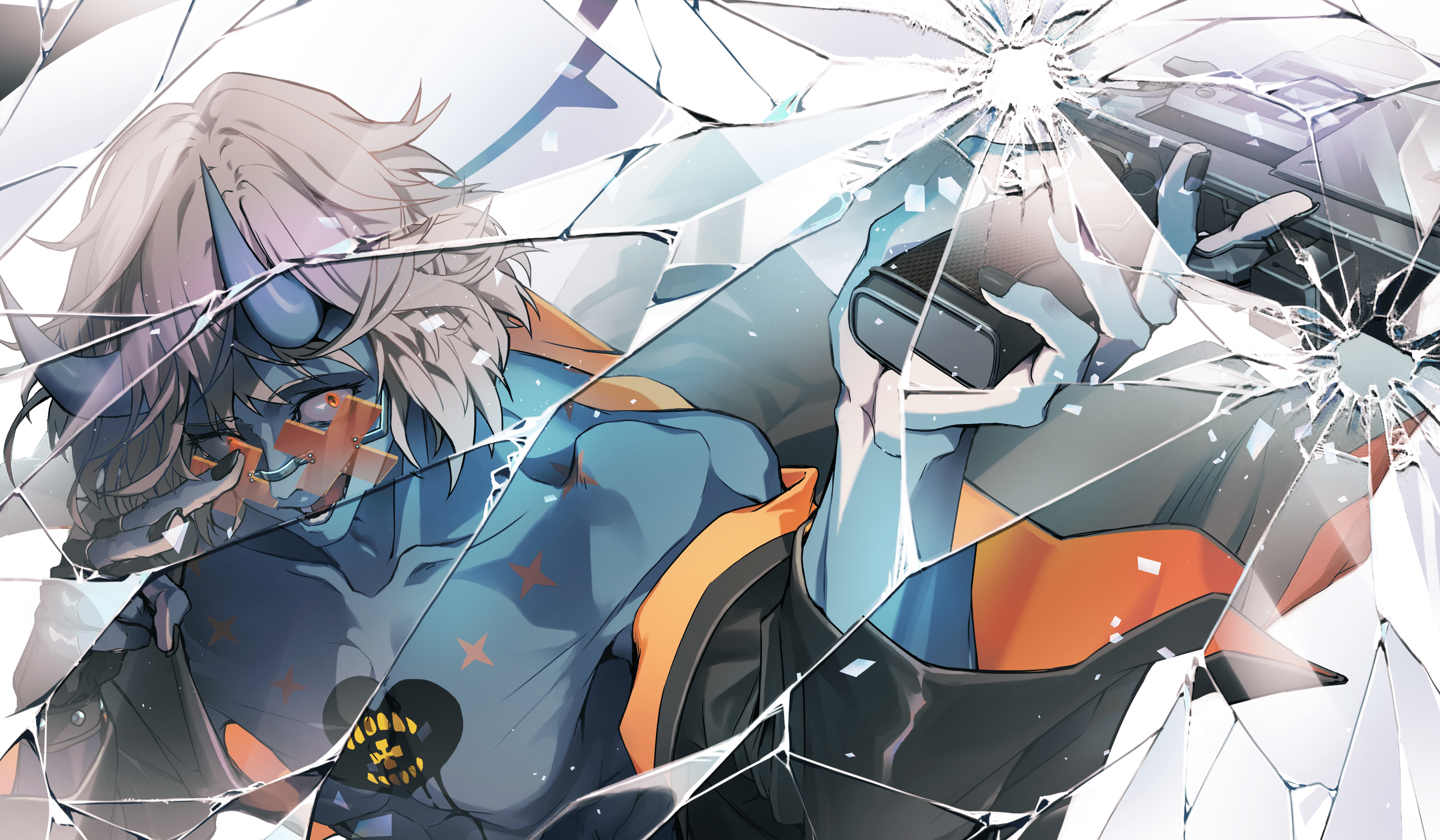 3084x1800 Happy Chaos Art Desktop Wallpaper