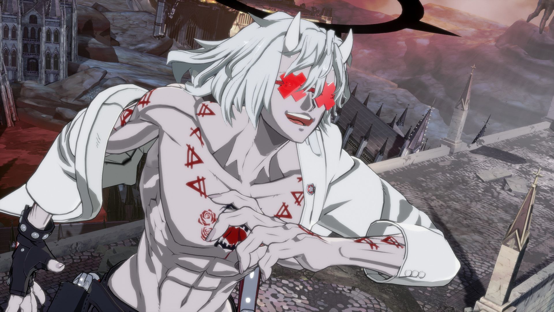 1920x1080 Happy Chaos Helltaker Loremaster recolor Mod for GUILTY GEAR -STRIVE