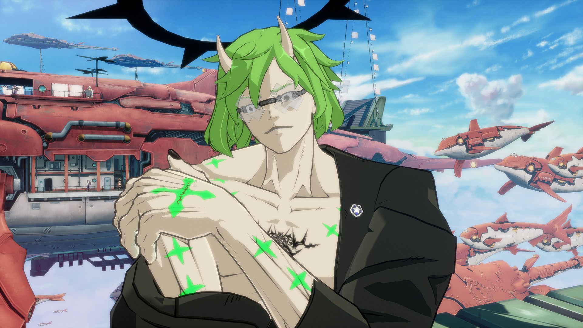 1920x1080 Guilty Gear Strive Happy Chaos Hazama Colors. JCR Comic Arts