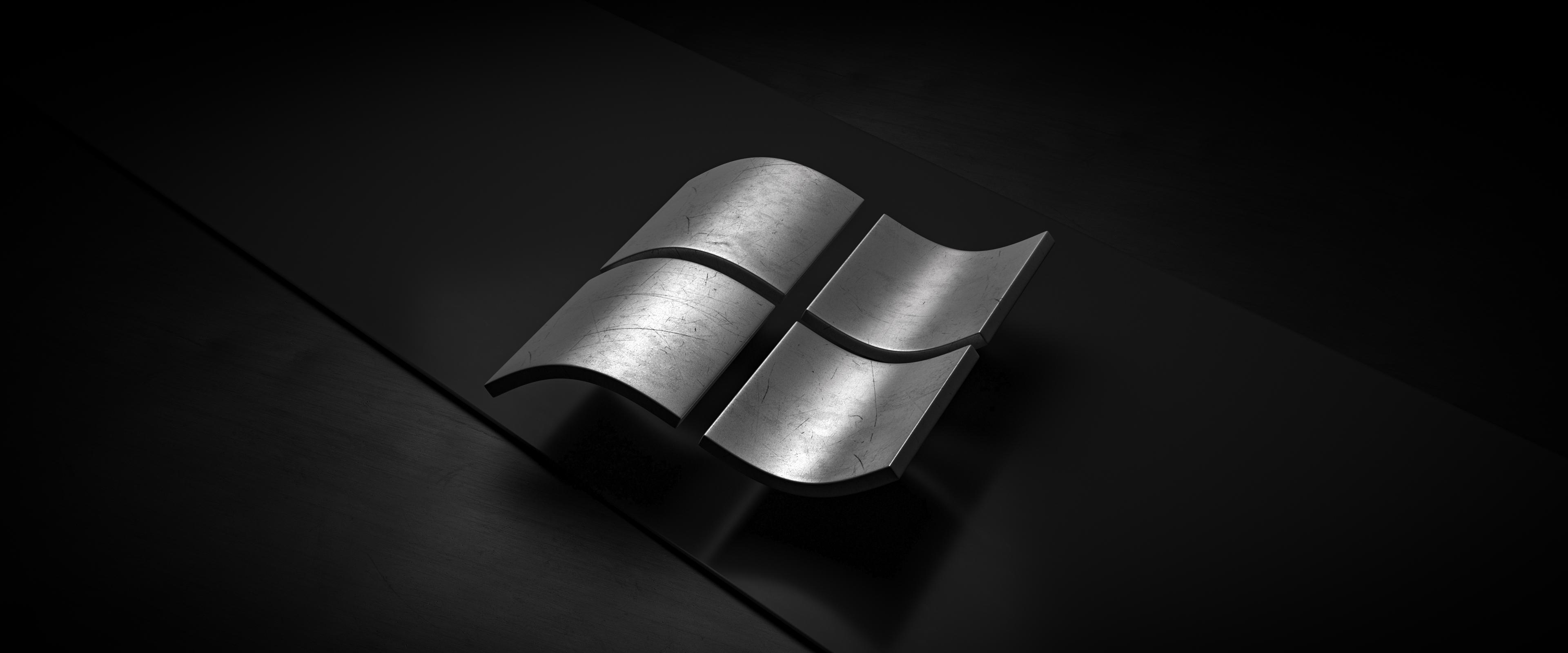 3840x1600 Scratched Metal Windows Wallpaper [3840x1600]
