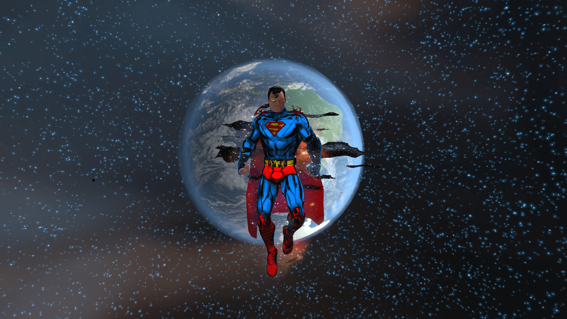 1920x1080 Cosmic Armor Superman (Thought Robot)