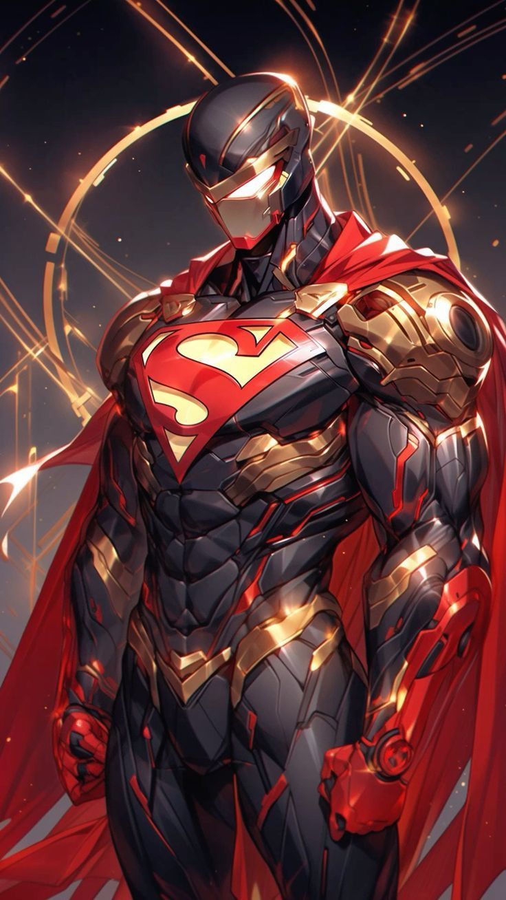 736x1308 Cool superman art. Iron man vs superman, Cosmic armor superman pfp, Superman artwork