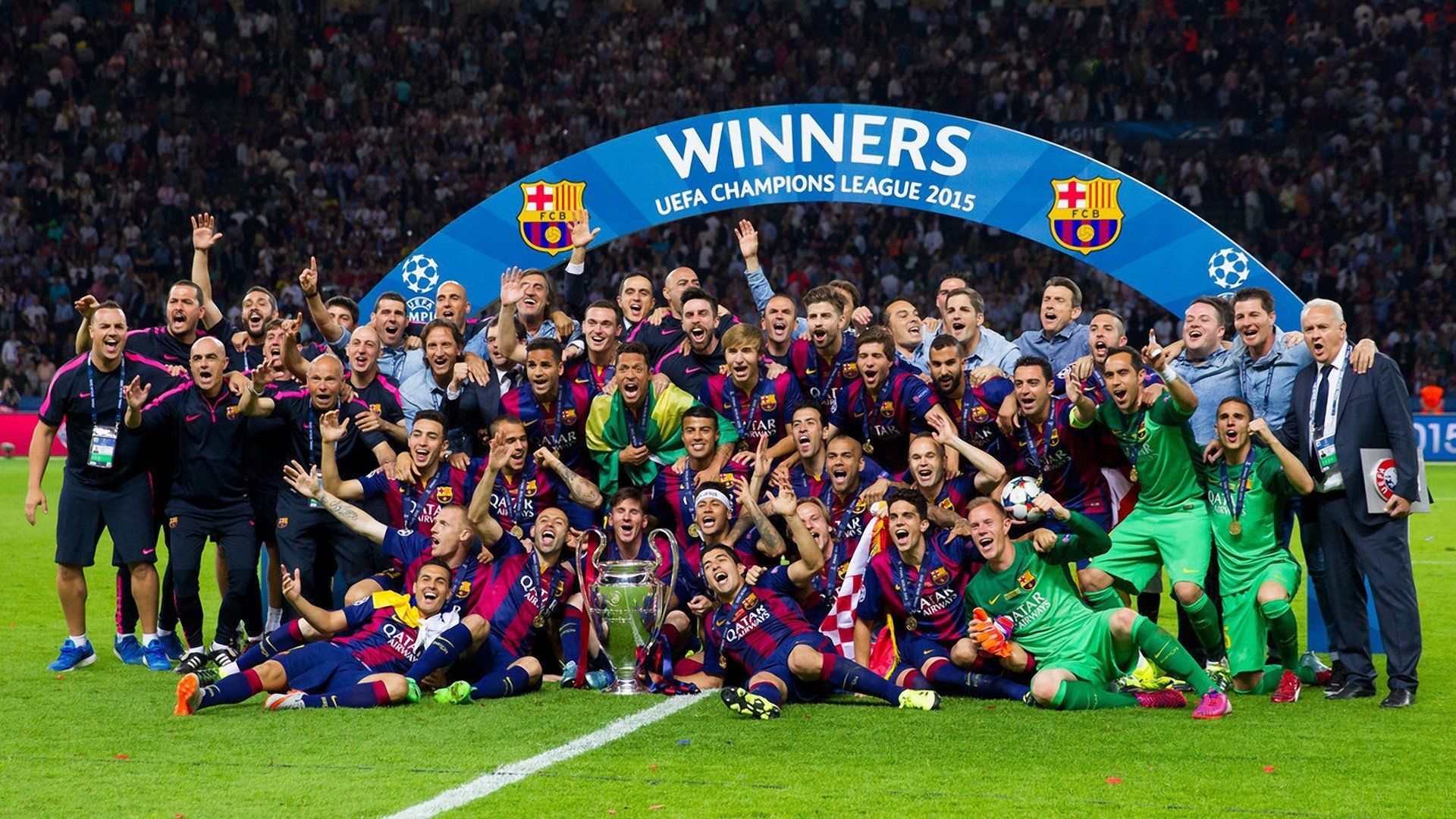 1920x1080 f, C, Barcelona, Campeon, Europa, 2015 Wallpaper HD / Desktop and Mobile Background