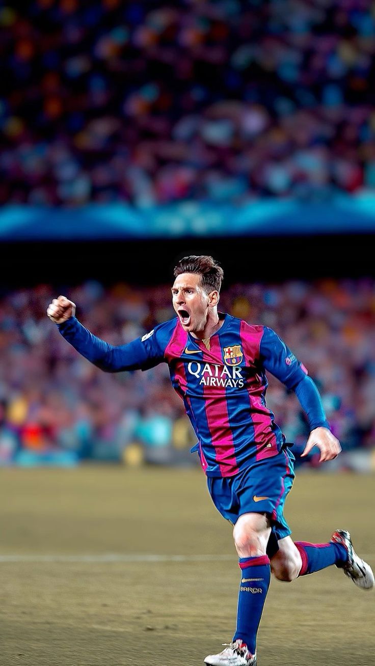 736x1308 4k Wallpaper Messi FC Barcelona 2015
