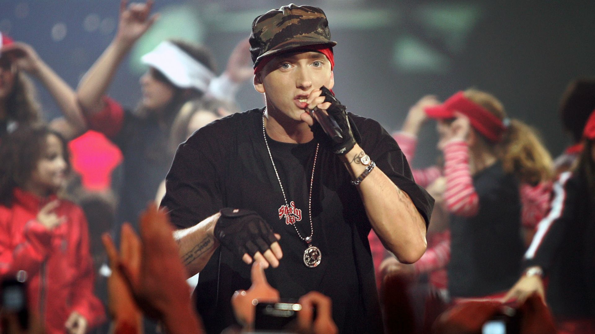 1920x1080 Eminem HD: Iconic Music Legend in Actionx1080