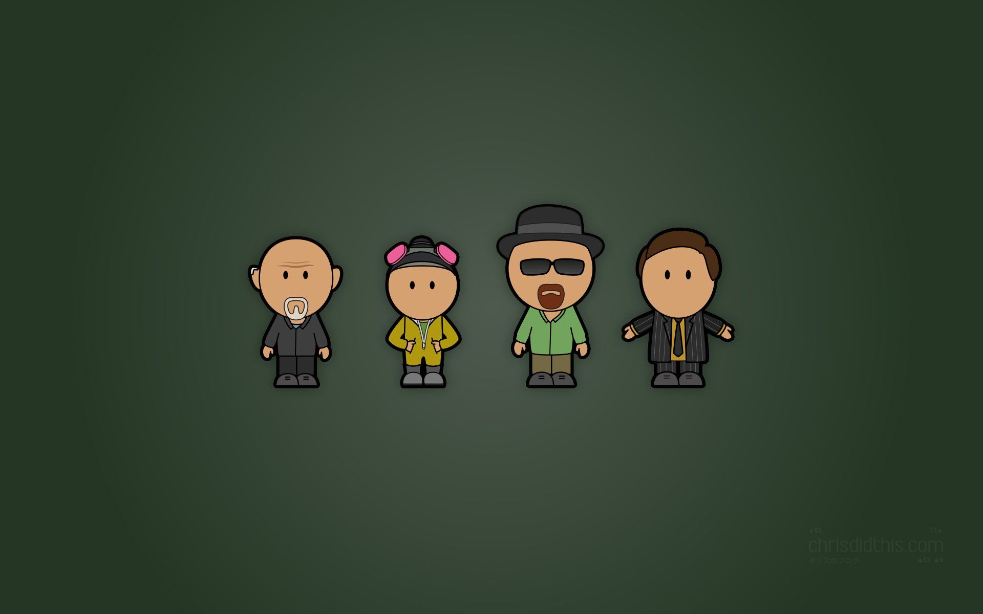 1920x1200 Breaking Bad Icon: Saul, Mike, Jesse & Walter HD Wallpaperx1200