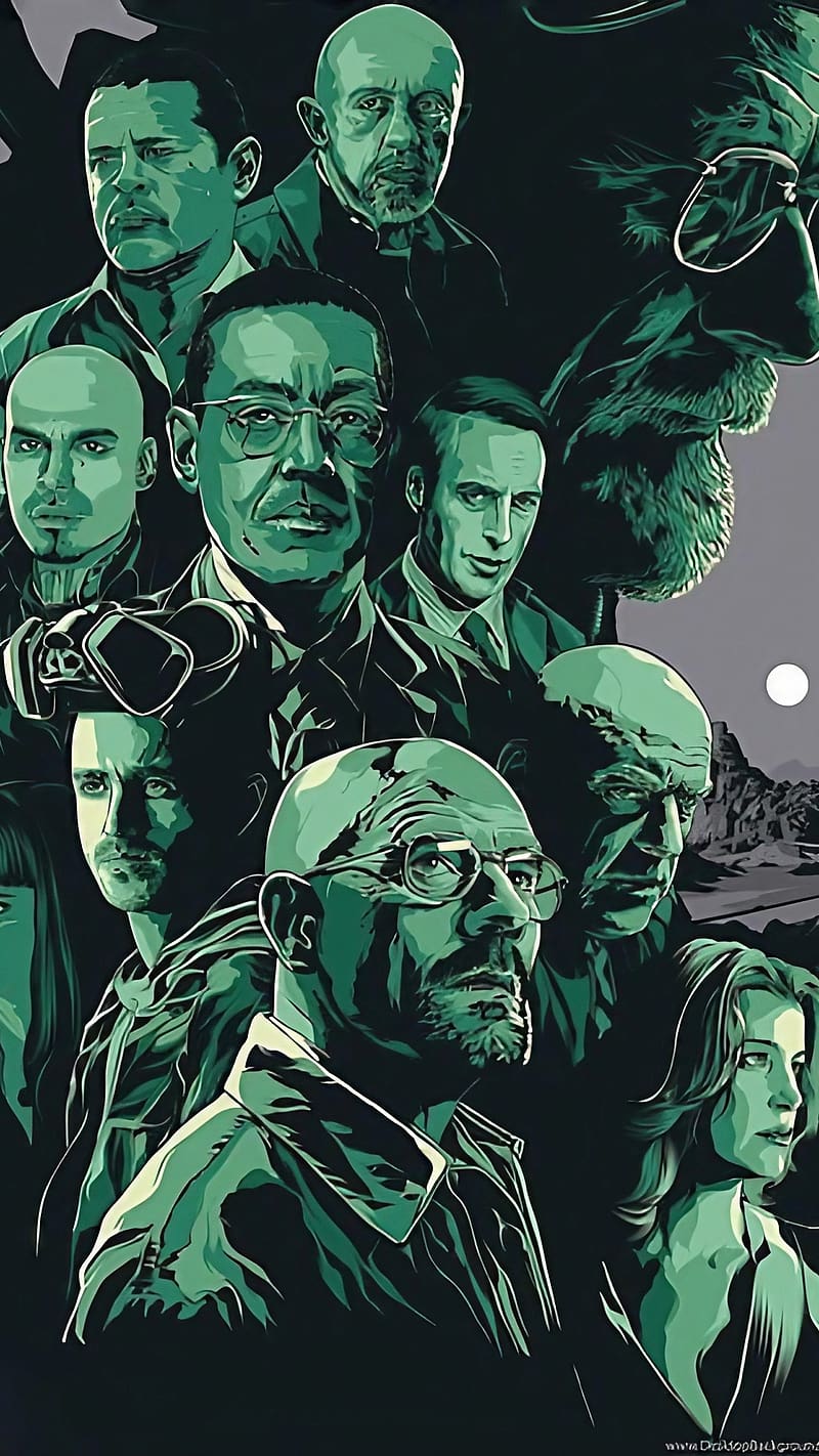 800x1422 HD walter white animated wallpaper