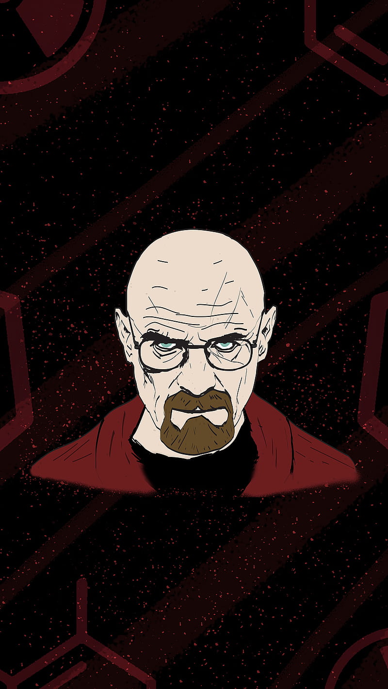 800x1422 HD walter white animated wallpaper